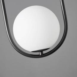 Lampada a sospensione moderna a forma di globo in vetro con goccia d'acqua