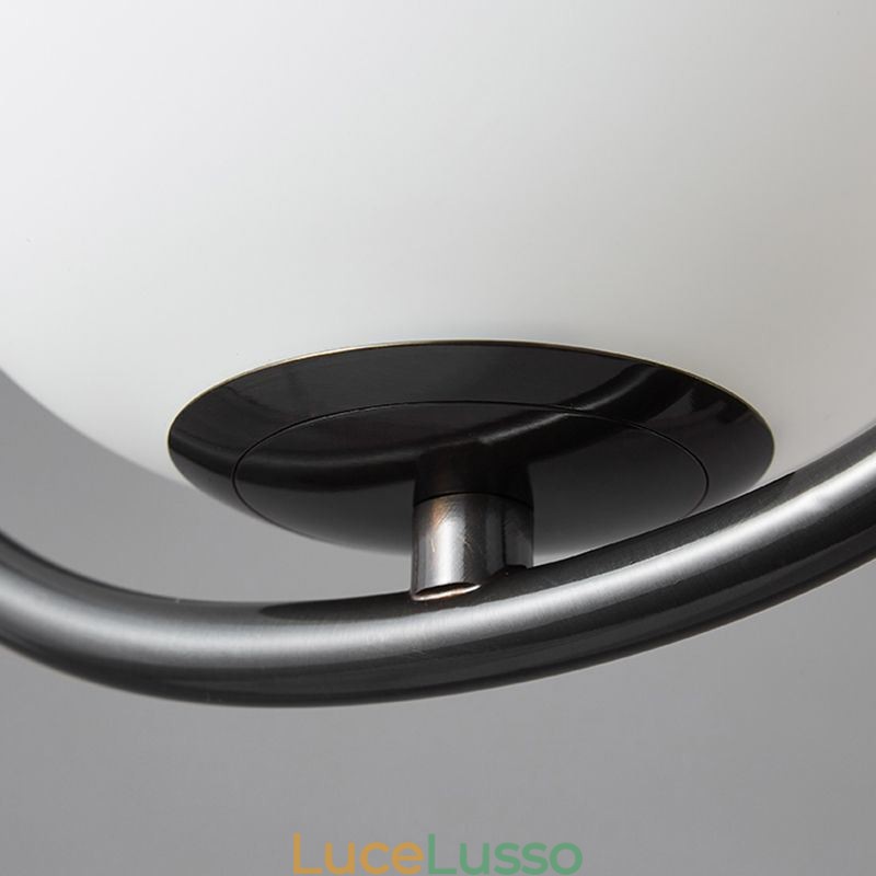 Lampada a sospensione moderna a forma di globo in vetro con goccia d'acqua