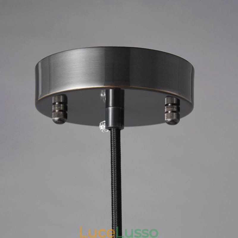 Lampada a sospensione moderna a forma di globo in vetro con goccia d'acqua