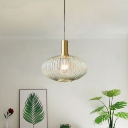 Lampada a sospensione moderna Lampada a sospensione in vetro con una luce Isola