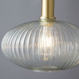 Lampada a sospensione moderna Lampada a sospensione in vetro con una luce Isola