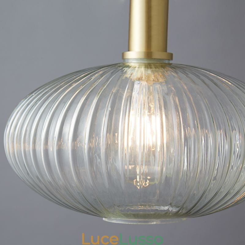 Lampada a sospensione moderna Lampada a sospensione in vetro con una luce Isola