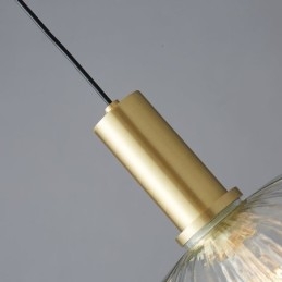 Lampada a sospensione moderna Lampada a sospensione in vetro con una luce Isola