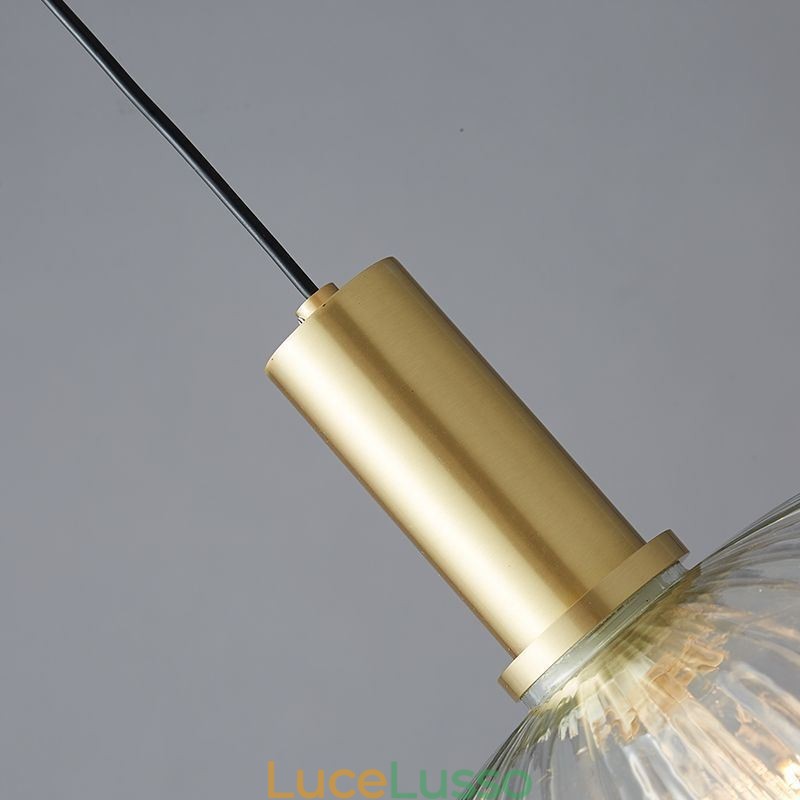 Lampada a sospensione moderna Lampada a sospensione in vetro con una luce Isola