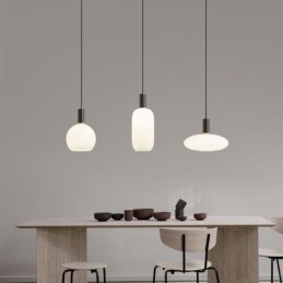 Lampada a sospensione moderna e semplice in vetro