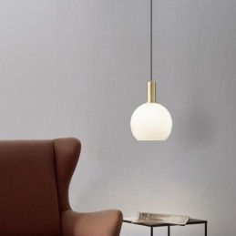 Lampada a sospensione moderna e semplice in vetro
