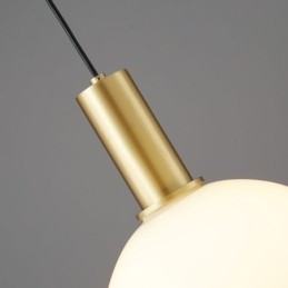 Lampada a sospensione moderna e semplice in vetro