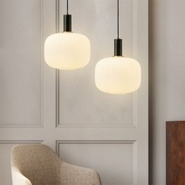 Moderna lampada a sospensione Semplice lampada a sospensione creativa in vetro