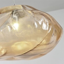 Lampadario a sospensione in vetro nordico creativo Lampadario a sospensione artistica
