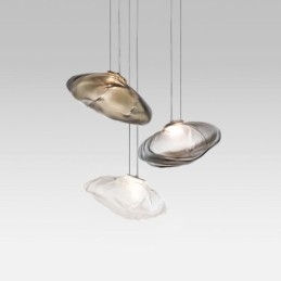 Lampadario a sospensione in vetro nordico creativo Lampadario a sospensione artistica