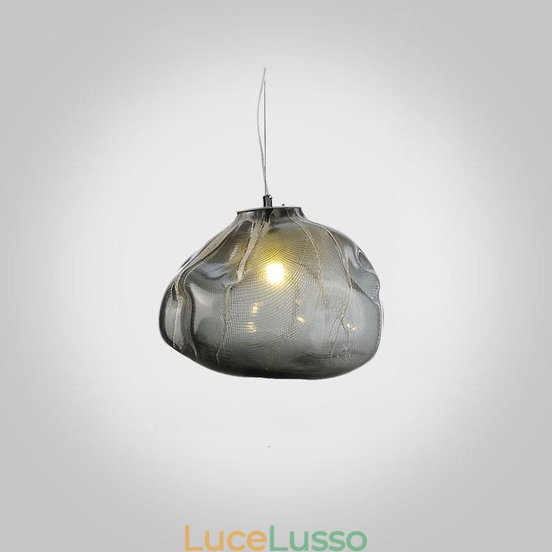 Lampadario a sospensione in vetro nordico creativo Lampadario a sospensione artistica