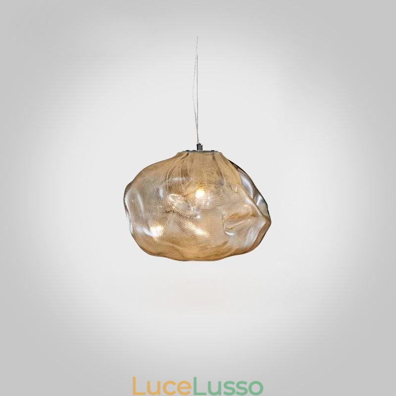 Lampadario a sospensione in vetro nordico creativo Lampadario a sospensione artistica