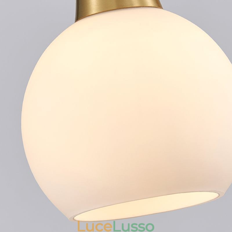 Moderna semplice lampada a sospensione in rame Antler lampada a sospensione