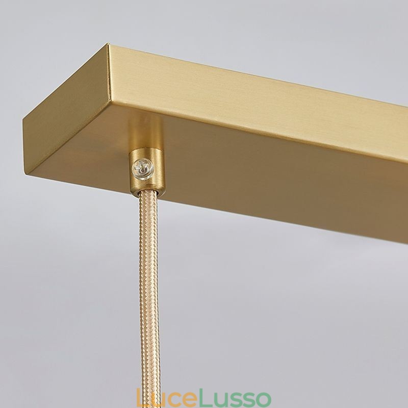 Moderna semplice lampada a sospensione in rame Antler lampada a sospensione