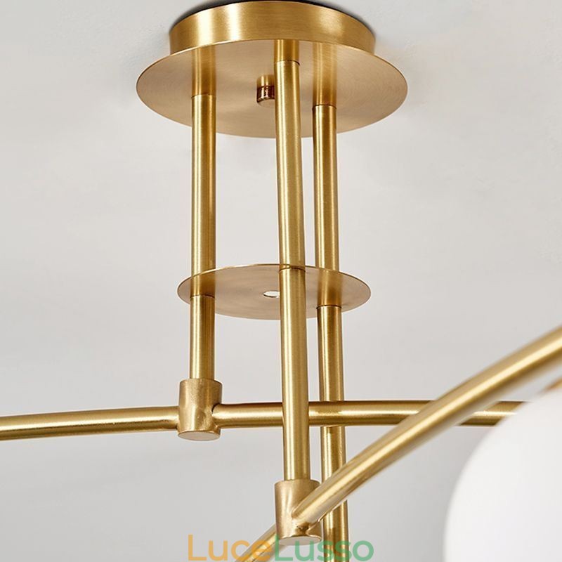Lampadario a sospensione in vetro Magic Bean