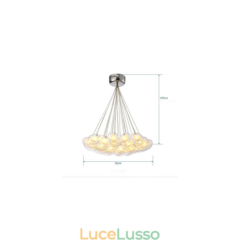 Lampadario 22 luci G4 Retrofit moderno contemporaneo