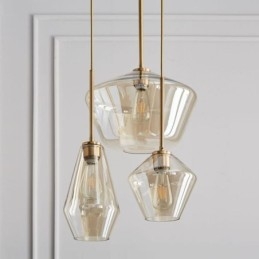 Lampada a sospensione moderna in vetro semplice