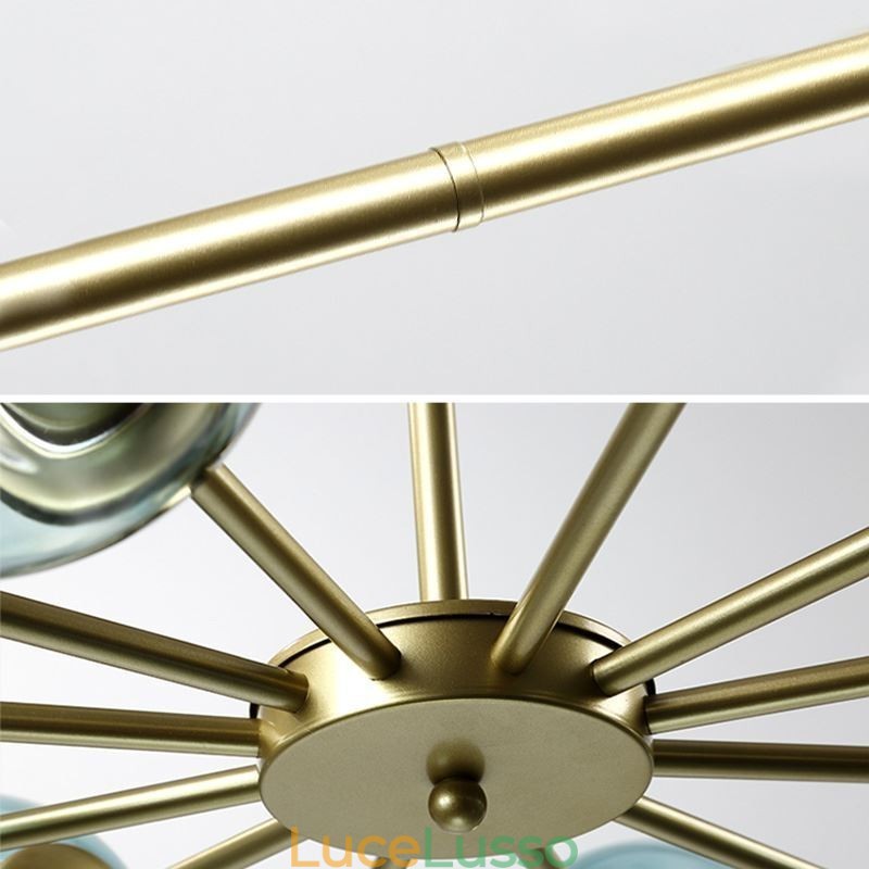 Lampada a sospensione in vetro nordico Lampada a forma di fagiolo magico Illuminazione a lampadario