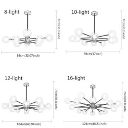 Lampada a sospensione in vetro nordico, lampada rotonda bianco latte, illuminazione a lampadario