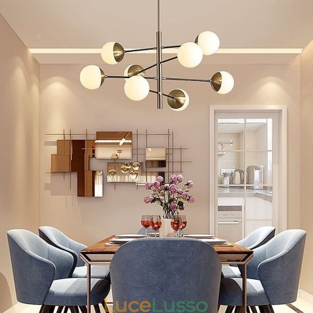 Lampada a sospensione in vetro nordico a forma di fagiolo magico Lampadario Illuminazione Lampada a sospensione in vetro nordico a forma di fagiolo magico Lampadario Illuminazione