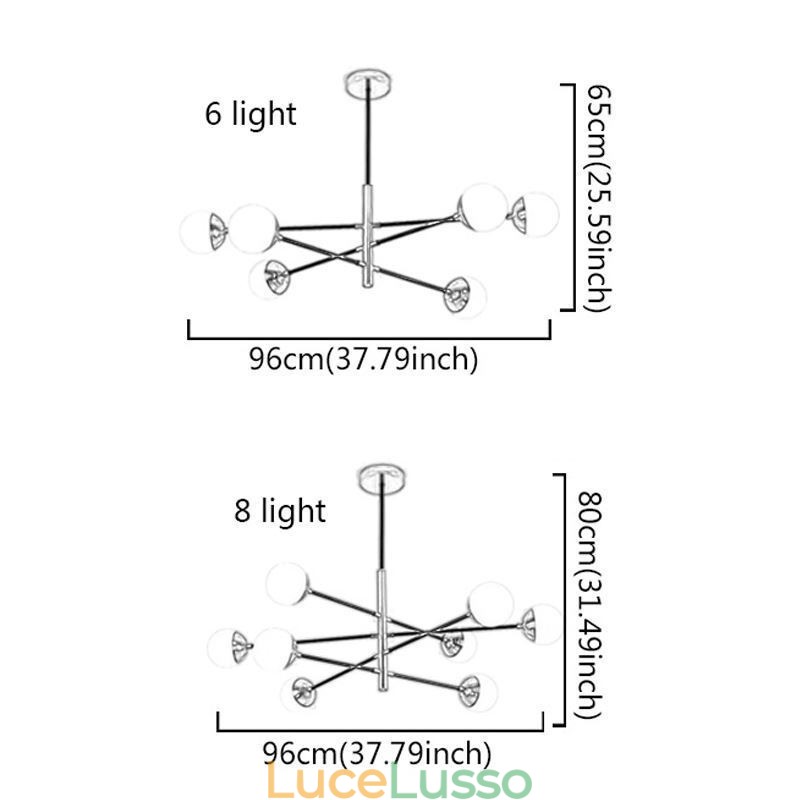 Lampada a sospensione in vetro nordico a forma di fagiolo magico Lampadario Illuminazione