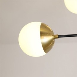 Lampada a sospensione in vetro nordico a forma di fagiolo magico Lampadario Illuminazione