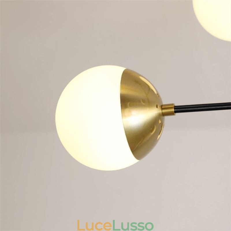 Lampada a sospensione in vetro nordico a forma di fagiolo magico Lampadario Illuminazione