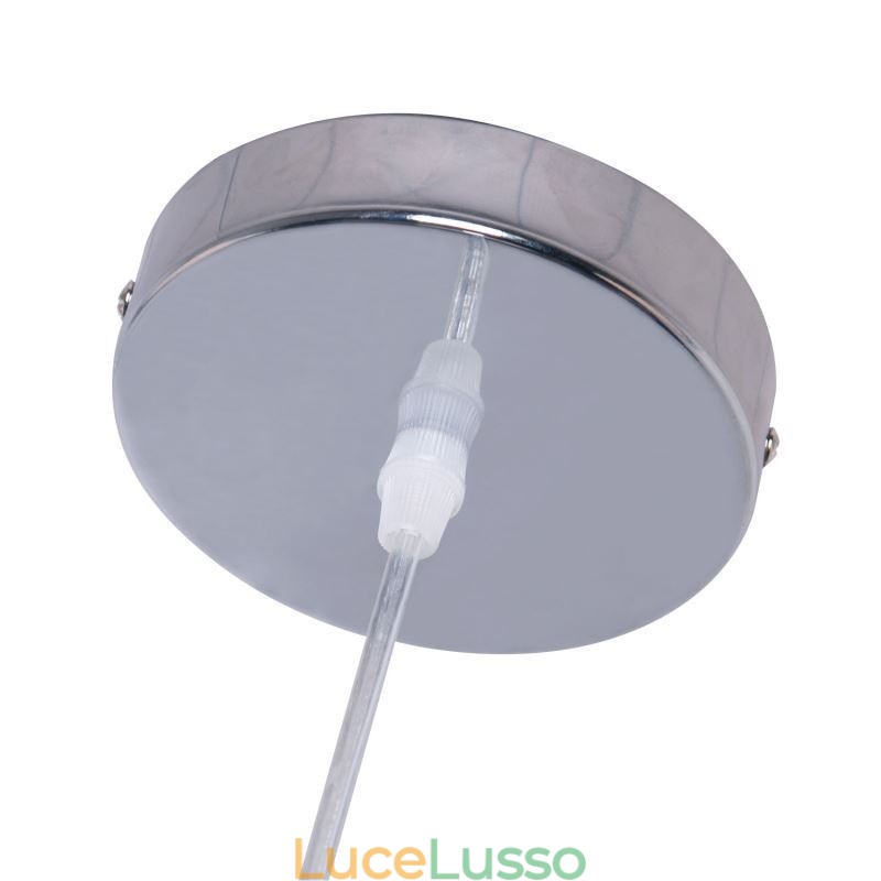 Lampada a sospensione classica in vetro con corno di legno Illuminazione creativa