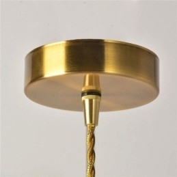 Lampada a sospensione in vetro rigato Jelly Jar Light