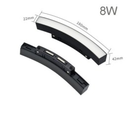 Faretto da binario circolare magnetico da incasso 150 cm