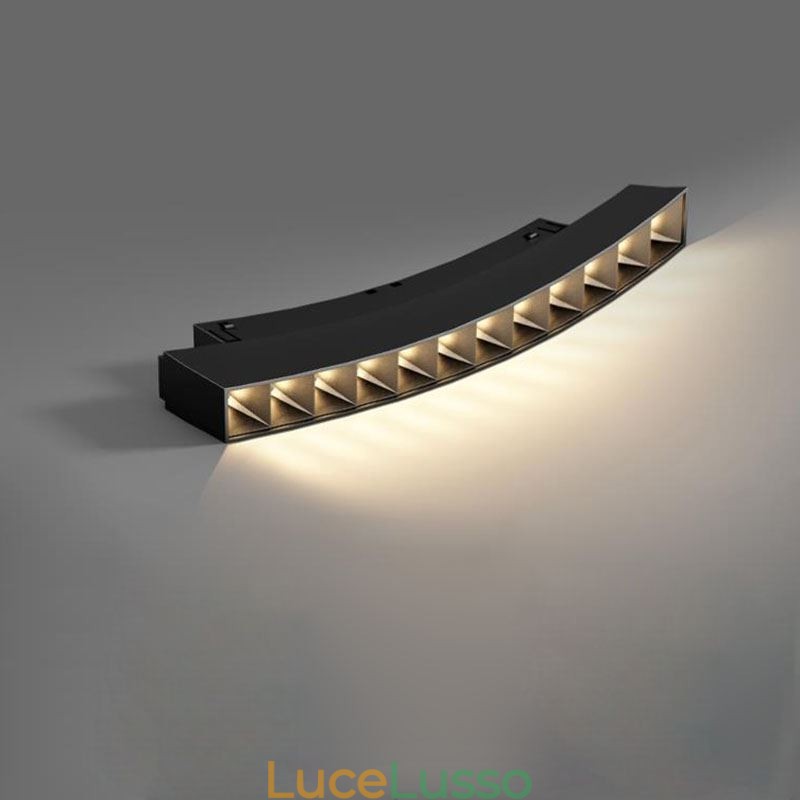 Faretto da incasso magnetico circolare da binario Luce decorativa 150cm