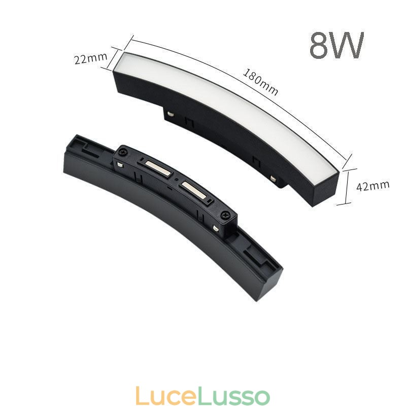 Faretto da binario magnetico da incasso circolare apparecchio di illuminazione da binario 120cm