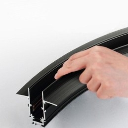 Faretto da incasso magnetico circolare da binario, luce decorativa da 100 cm