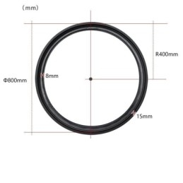 Faretto da incasso magnetico circolare da binario Luce decorativa 80cm