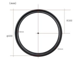 Faretto da incasso magnetico circolare da binario Luce decorativa 60cm