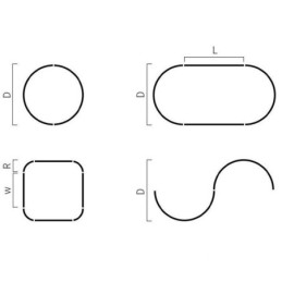 Binari per illuminazione da incasso, strisce di binari magnetici rotondi in alluminio