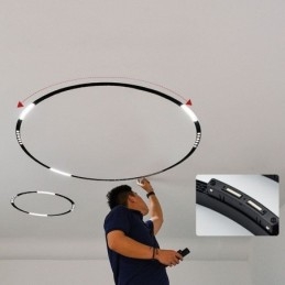 Faretto da incasso magnetico lineare da binario
