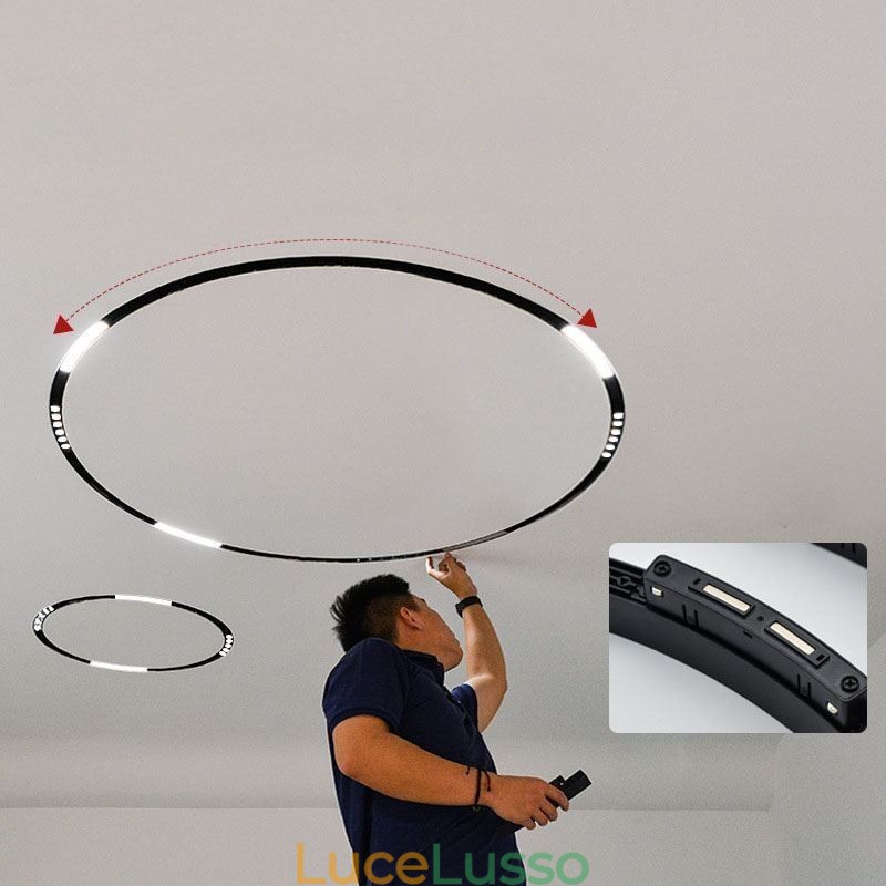 Faretto da incasso magnetico lineare da binario