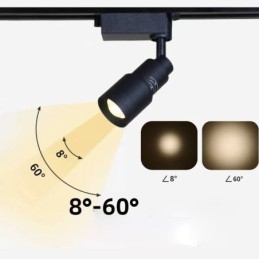 Faretto da pista con messa a fuoco libera Illuminazione d'accento