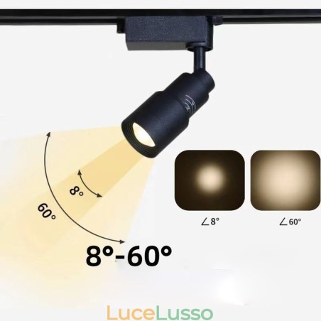 Faretto da pista con messa a fuoco libera Illuminazione d'accento Faretto da pista con messa a fuoco libera Illuminazione d'accento