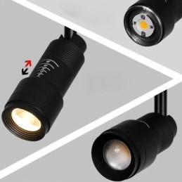 Faretto da pista con messa a fuoco libera Illuminazione d'accento