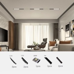 Faretto da incasso magnetico da binario Luce decorativa 3M 36V
