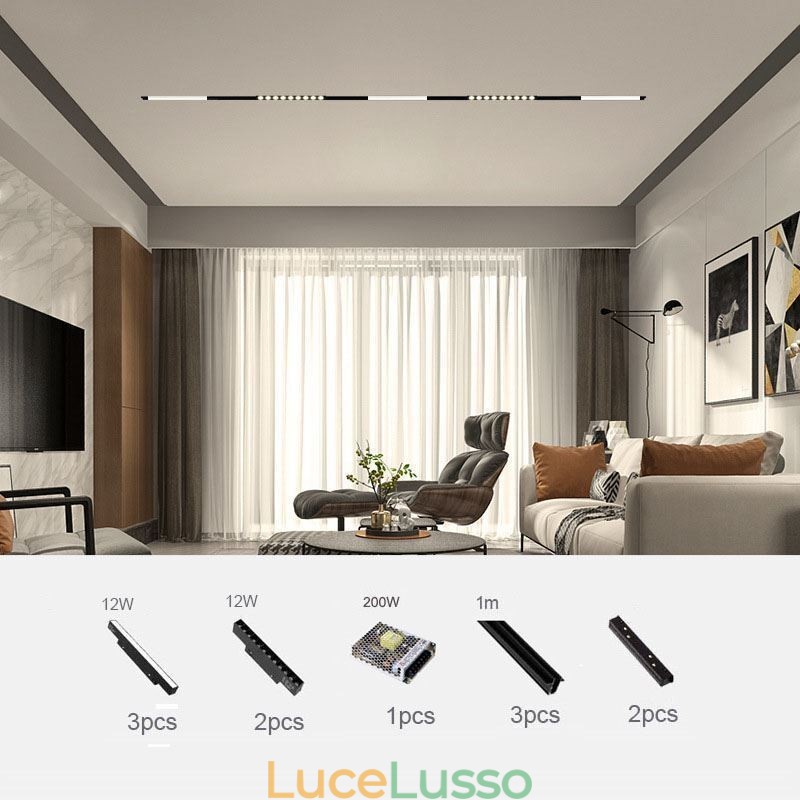 Faretto da incasso magnetico da binario Luce decorativa 3M 36V