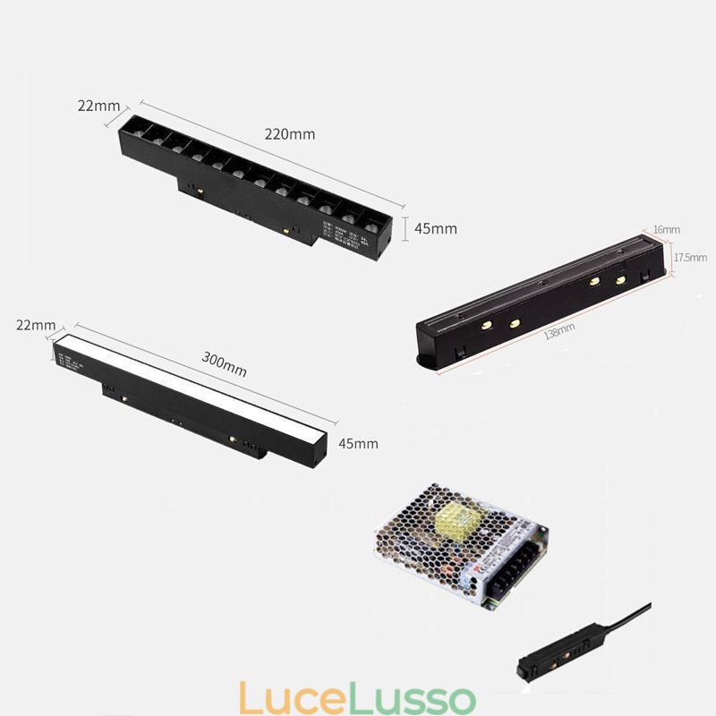Faretto da incasso magnetico da binario Luce decorativa 3M 36V