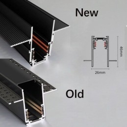 Faretto da incasso magnetico binario luce decorativa 3M*2