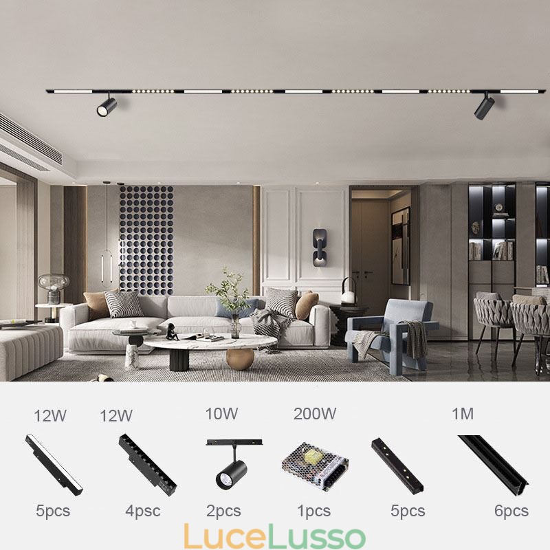 Faretto da incasso magnetico binario luce decorativa 6M 36V