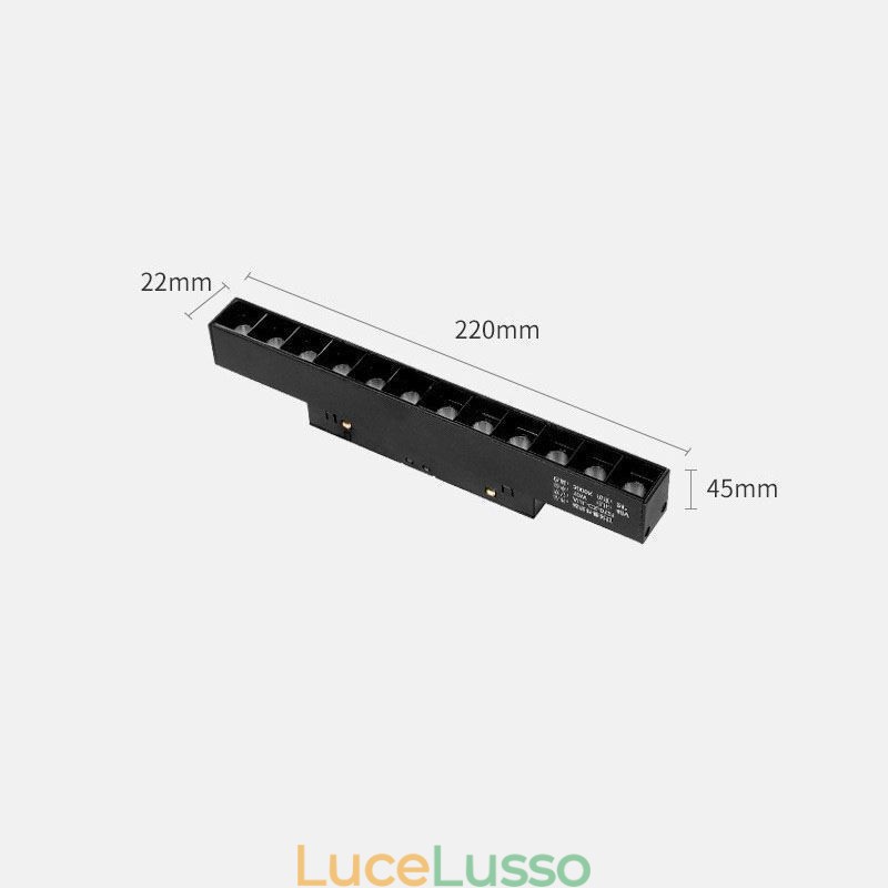 Faretto da incasso magnetico binario luce decorativa 6M 36V