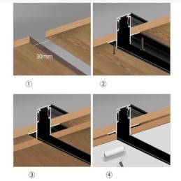 Faretto da incasso magnetico binario luce decorativa 6M 36V