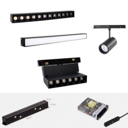 Faretto da incasso magnetico da binario Luce decorativa 6M*2