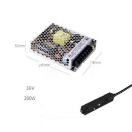 Driver per luci da binario 200W 36V Alimentatore per driver con connettore di alimentazione magnetico per binario